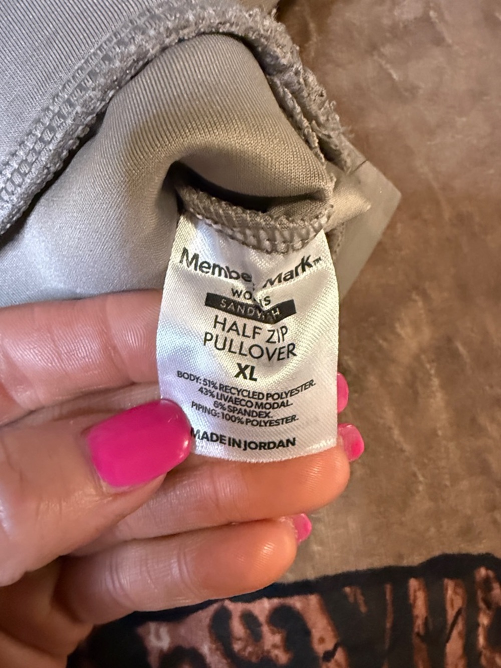 Women's Light Gray Half-Zip Pullover Hoodie NWT BUTTERY SOFT PLEASE SEE PICTURE - Picture 4 of 13